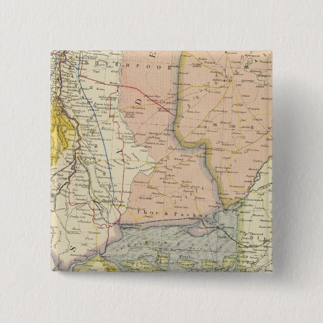 Indien, Pakistan Button (Vorderseite)