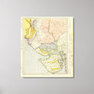 Indien, Pakistan Leinwanddruck