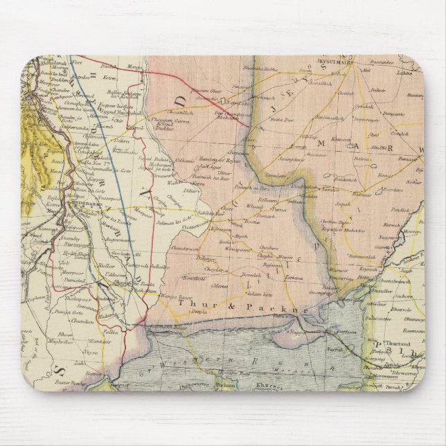 Indien, Pakistan Mousepad (Vorne)