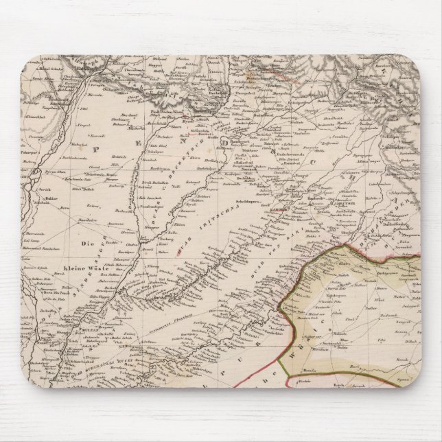 Indien, Pakistan Mousepad (Vorne)