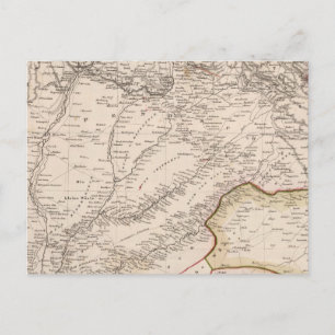 Indien, Pakistan Postkarte