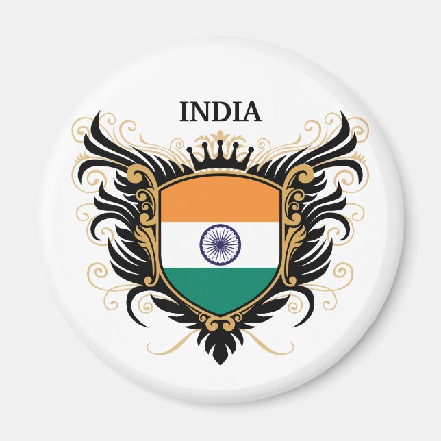 Indien [personalisieren] magnet (Vorne)