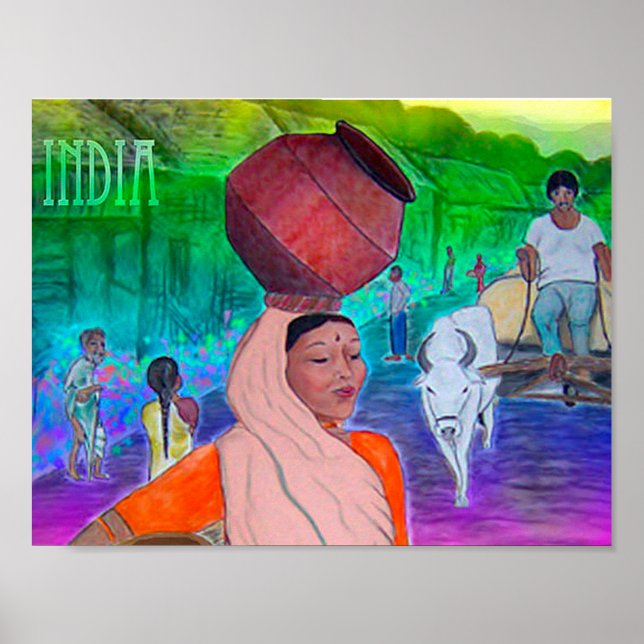Indien Poster (Vorne)