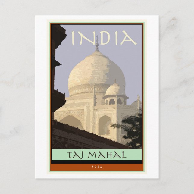 Indien Postkarte (Vorderseite)