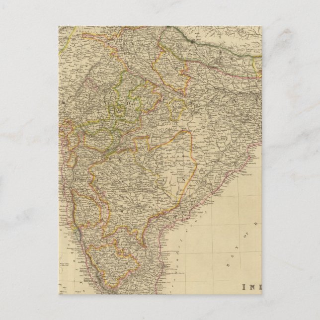 Indien Postkarte (Vorderseite)