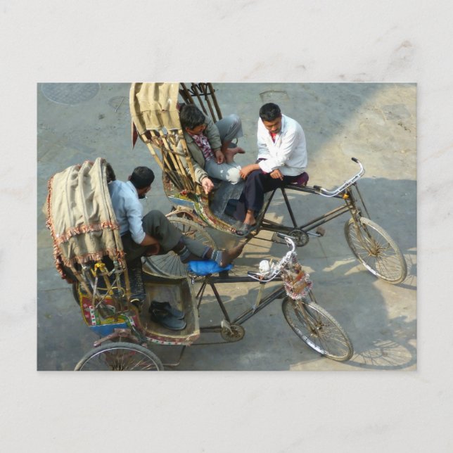 Indien Postkarte (Vorderseite)