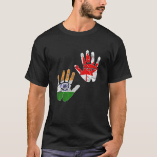 Indien Proud Flag Day Hindi Sikh Kanada Kanadische T-Shirt