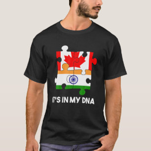 Indien Proud Flag Day Hindi Sikh Kanada Kanadische T-Shirt