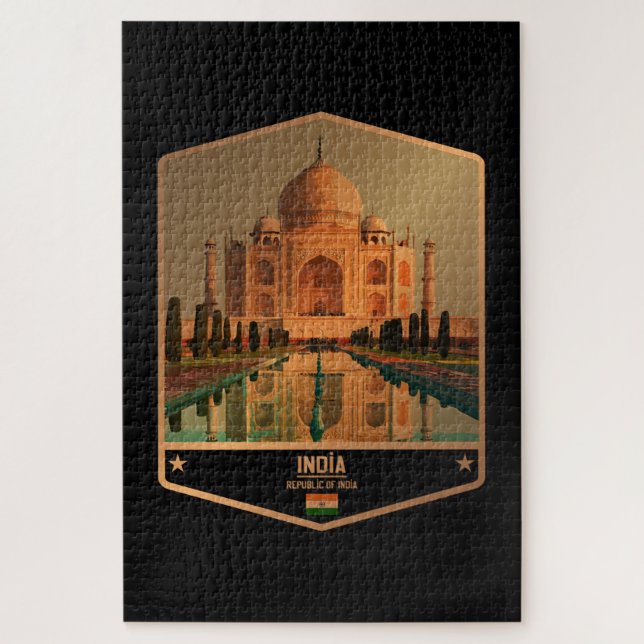 Indien Puzzle (Vertikal)