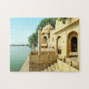 Indien Rajastan Temple Lake . Puzzle