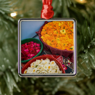 Indien, Rajasthan, Pipeline Ornament Aus Metall