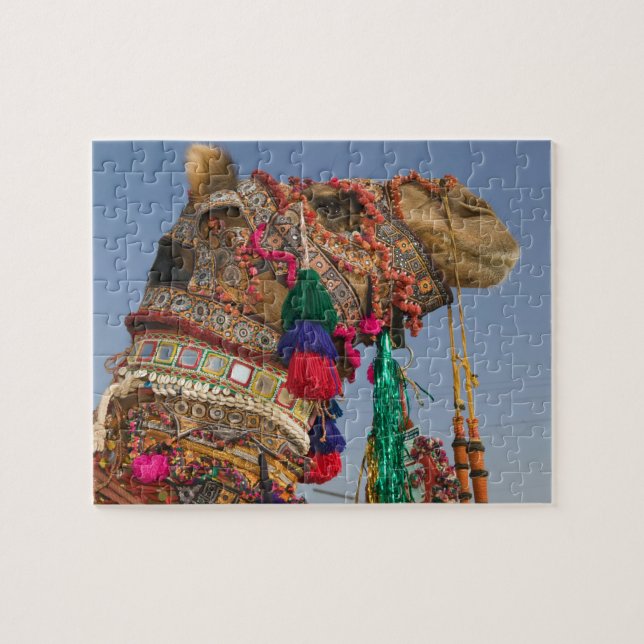 INDIEN, Rajasthan, Pushkar: PUSHKAR-KAMELMESS, Puzzle (Horizontal)