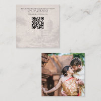 Indien Reisepass Hochzeit QR