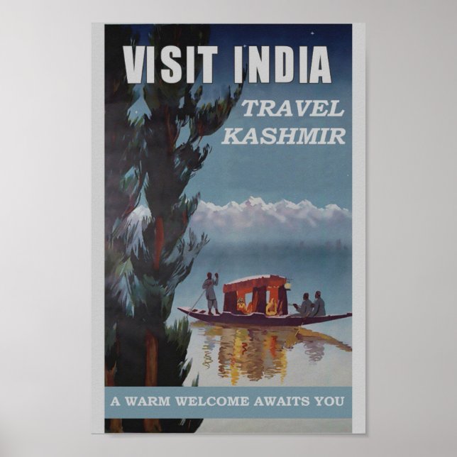 Indien Reiseplakat Poster (Vorne)