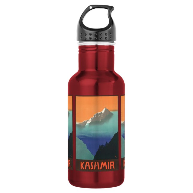 Indien Reiseplakat Trinkflasche (Vorderseite)