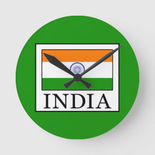 Indien Runde Wanduhr