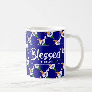 INDIEN Selige Ephesianer Christliche Schrift Kaffeetasse