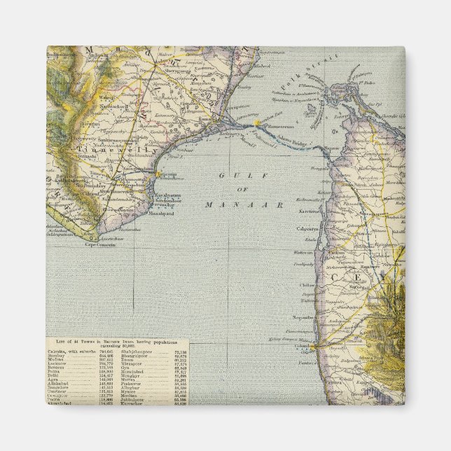 Indien, Sri Lanka Magnet (Vorne)