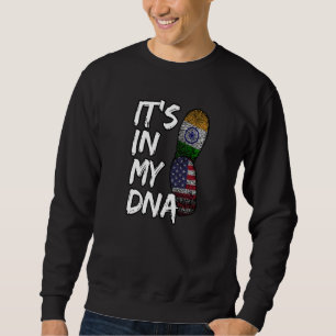 Indien Stolz Flaggentag Hindi Sikh Amerika Amerika Sweatshirt