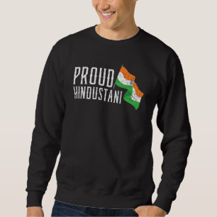 Indien Tag der Republik Hindustani Indische Flagge Sweatshirt