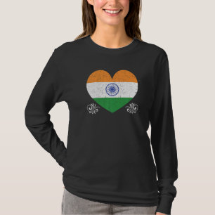 Indien Tag der Republik Hindustani Indische Flagge T-Shirt