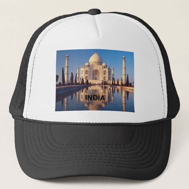 Indien Taj Mahal Angie Truckerkappe (Vorderseite)