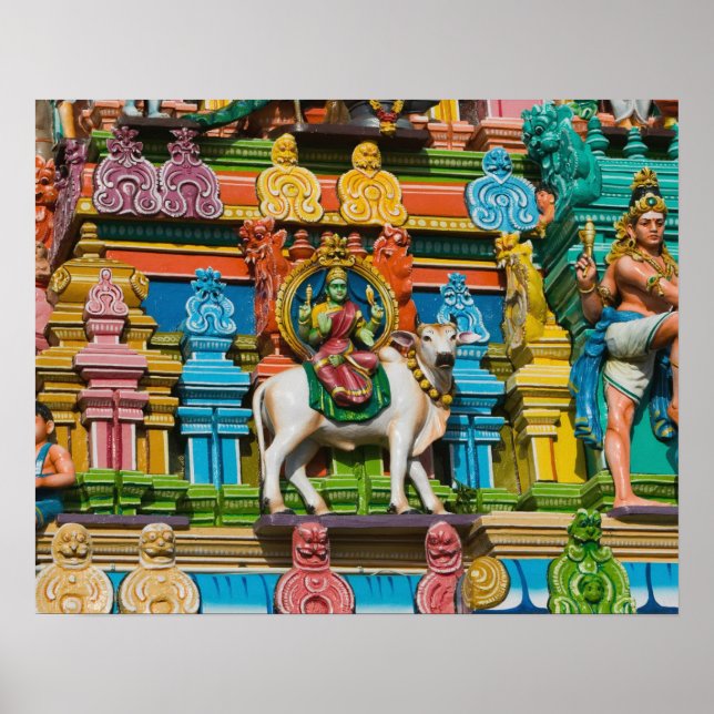 INDIEN, Tamil Nadu, Chennai: Kapaleeshwarar Poster (Vorne)