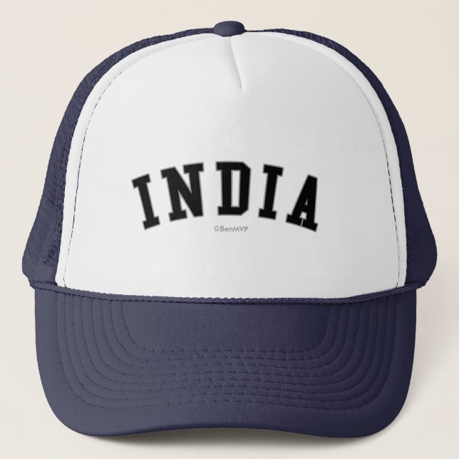 Indien Truckerkappe (Vorderseite)