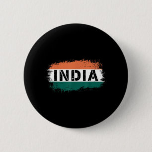 Indien Unabhängigkeitstag 15. August 1947 Indische Button