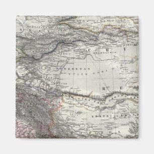 Indien und China Magnet