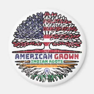 Indien USA USA USA Staaten Tree Magnet