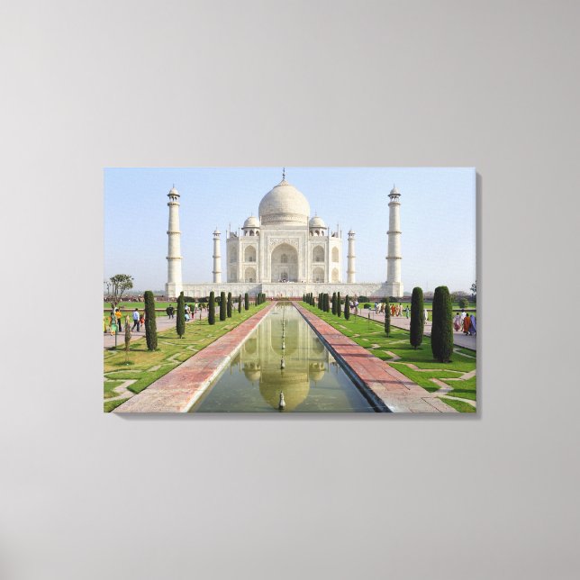 Indien, Uttar Pradesh, Agra. Der Taj Leinwanddruck (Vorderseite)