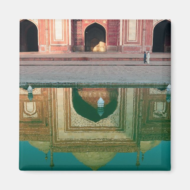 Indien, Uttar Pradesh, Agra. Zu den 2 Magnet (Vorne)