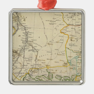 Indien V Ornament Aus Metall