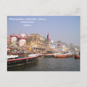 Indien Vintag Tourismus Reisen hinzufügen Postkarte