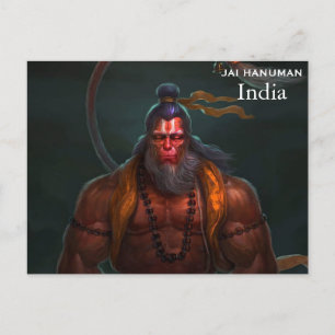 Indien Vintag Tourismus Reisen hinzufügen Postkarte