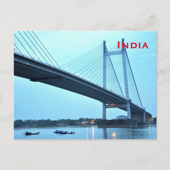 Indien Vintag Tourismus Reisen hinzufügen Postkarte (Vorderseite)