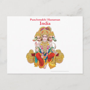 Indien Vintag Tourismus Reisen hinzufügen Postkarte