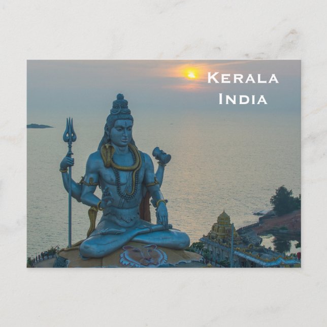 Indien Vintag Tourismus Reisen hinzufügen Postkarte (Vorderseite)