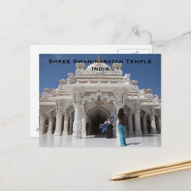 Indien Vintag Tourismus Reisen Postkarte hinzufüge (Vorderseite/Rückseite Beispiel)