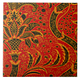Indien, vintage Muster von William Morris Fliese