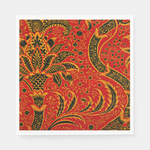 Indien, Vintages Muster von William Morris, Serviette