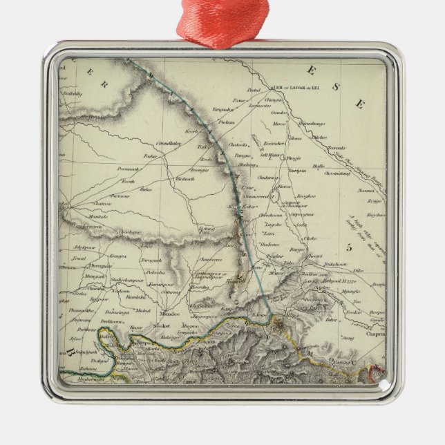 Indien XI Ornament Aus Metall (Vorne)