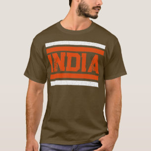 Indiens Unabhängigkeitstag im Retrostil T-Shirt