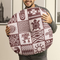Indigene Amerikaner - Ethnologische Symbole braune