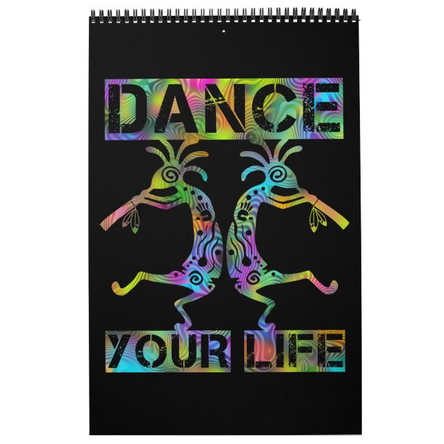 Indigene Amerikaner Kokopelli - Dance Your Life 2 Kalender (Titelbild)