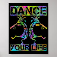 Indigene Amerikaner Kokopelli - Dance Your Life 2