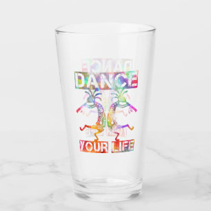 Indigene Amerikaner Kokopelli - Dance Your Life 3 Glas