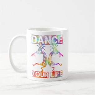 Indigene Amerikaner Kokopelli - Dance Your Life 3 Kaffeetasse