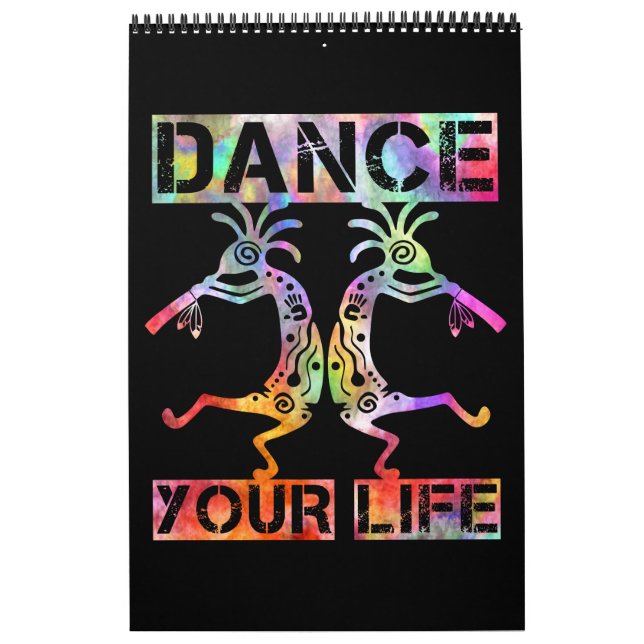 Indigene Amerikaner Kokopelli - Dance Your Life 3 Kalender (Titelbild)